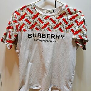 Women's Burberry London England T-Shirt with Monogram Detail